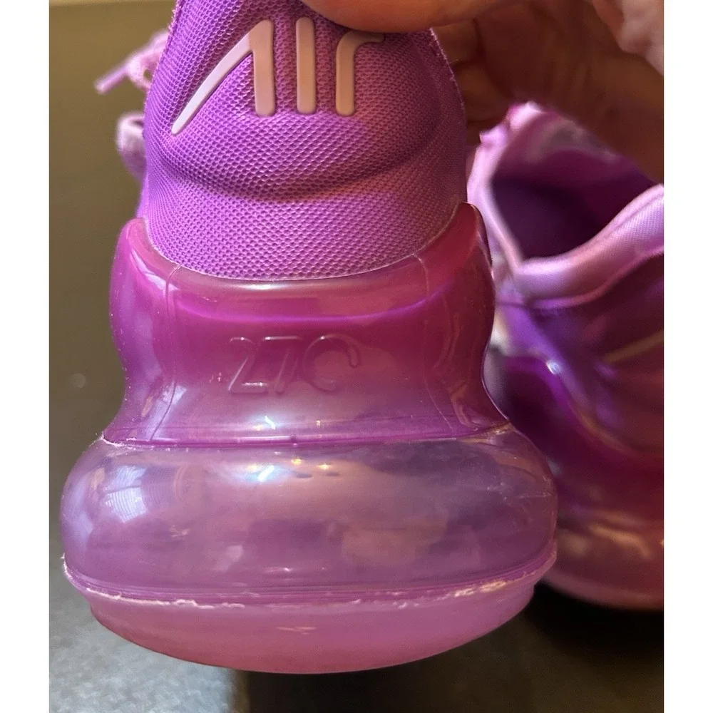 Nike Air Max 270 Womens Purple Size 7Y Slip On Style‎ Code 943345-501 Year 2023